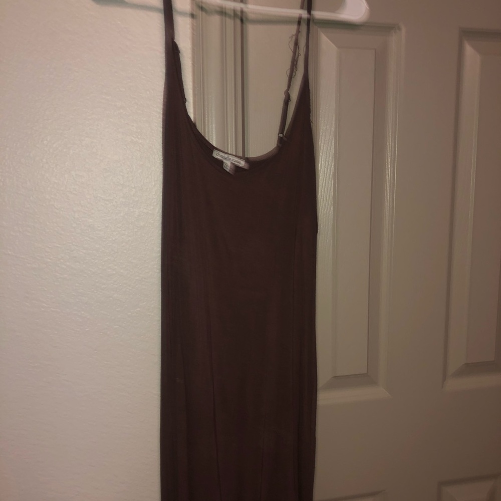 Sexy brown dress